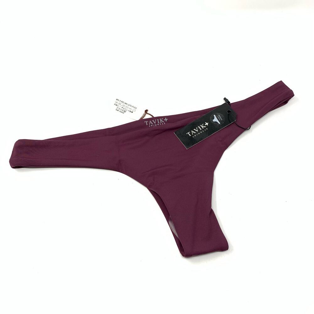 Tavik Ali Mini Swim Bottom Merlot Size Large‎ NEW